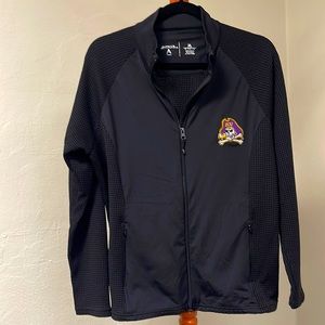 East Carolina university lightweight zippered jacket